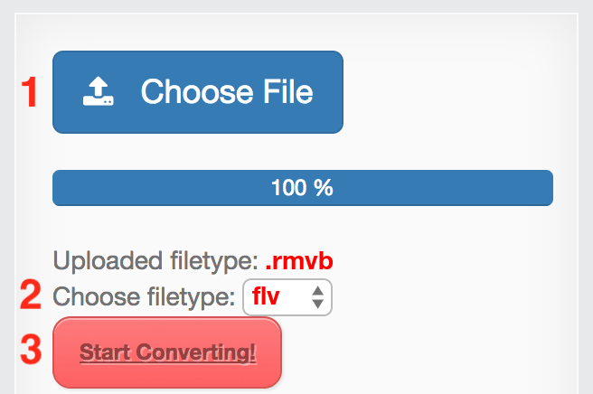 How to convert RMVB files online to FLV